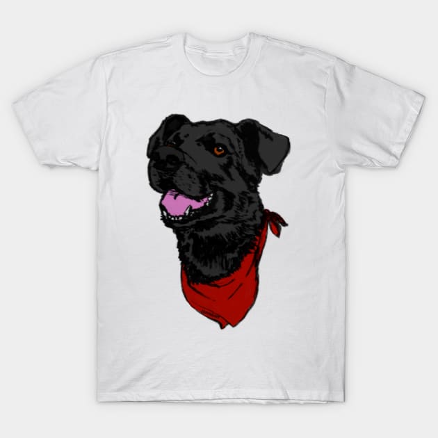 Negro Matapacos the riot dog T-Shirt by Goth_ink